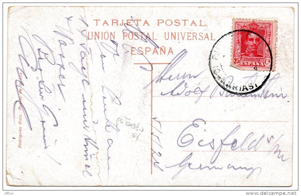 Las Palmas 1900 Postcard - La Palma