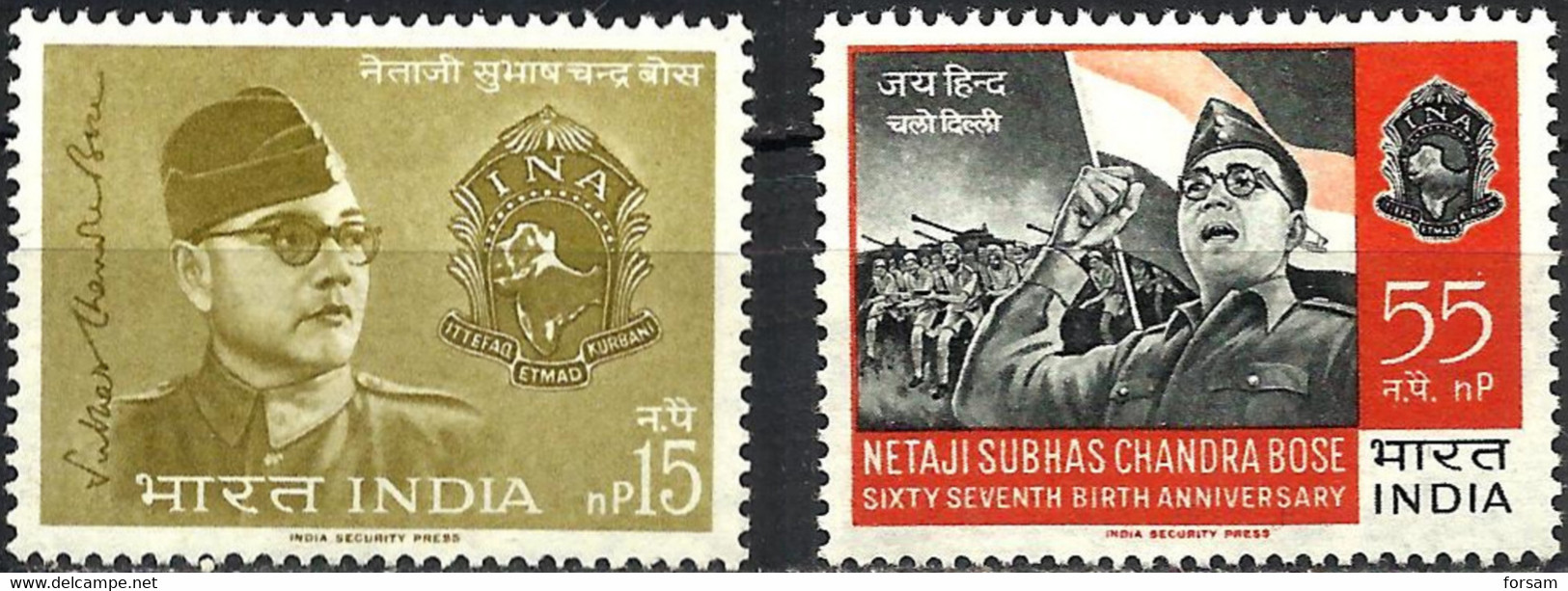 INDIA ..1964.. Michel # 368-369...MLH...MiCV - 2.70 Euro. - Ongebruikt