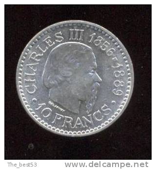 Monaco  - 10 Francs  -   1966  -  Argent  -  UNC - 1960-2001 Francos Nuevos