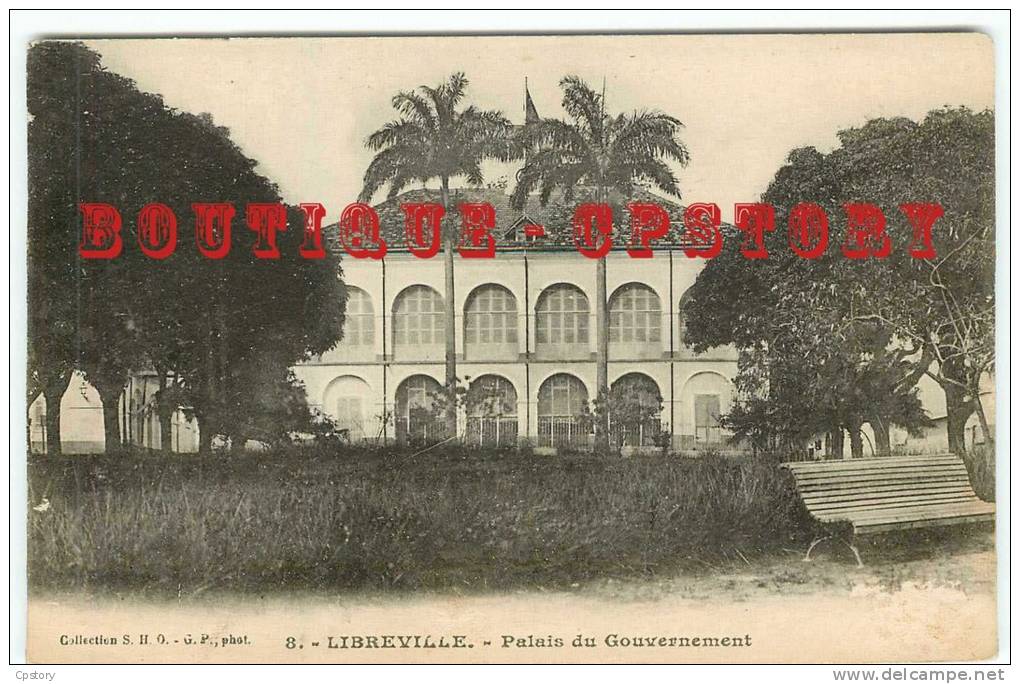 ACHAT IMMEDIAT < GABON - LIBREVILLE - Palais Du Gouvernement - Dos Scanné - Gabun