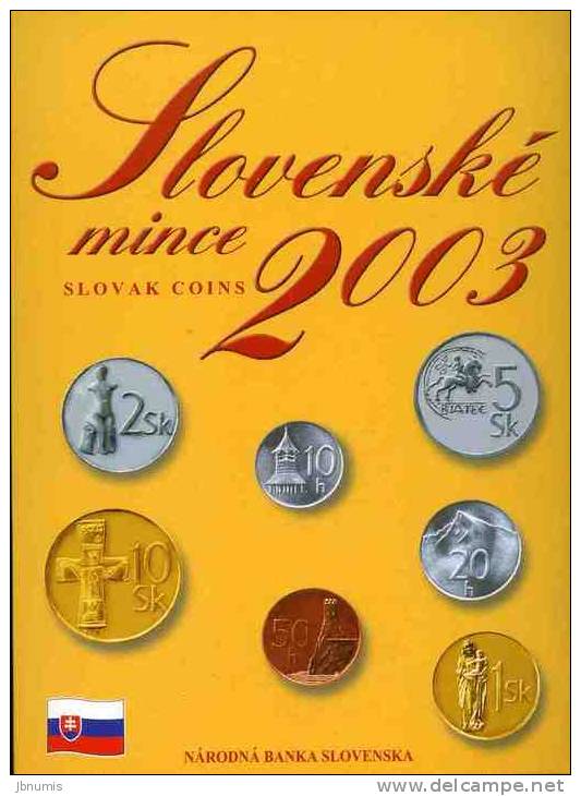 Slovaquie Slovakia 10 Helaru à 10 Korun 2003 Coffret Officiel BU Jeton Orava KM MS11 - Slovaquie