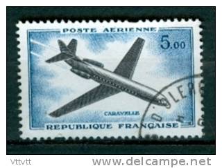 FRANCE, 1960-1964, N° 40 Oblitéré, Poste Aérienne (Yvert Et Tellier) Caravelle - 1960-.... Matasellados