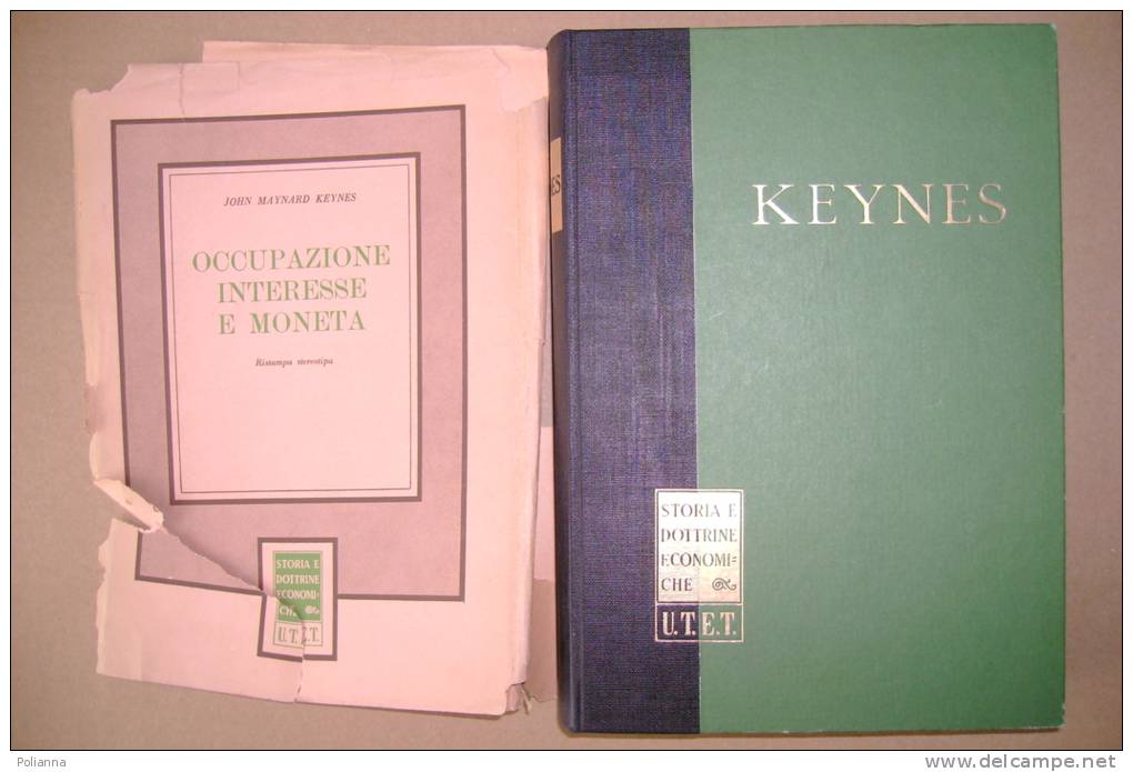 PBL/9 Maynard Keynes OCCUPAZIONE INTERESSE E MONETA UTET 1963/ECONOMIA - Société, Politique, économie