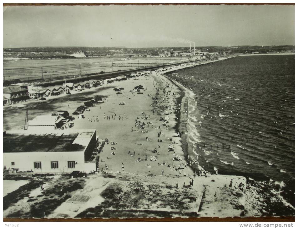 13 - FOS Sur MER - Vue Générale Aérienne - Le Casino Et La Plage. (CPSM) - Autres & Non Classés