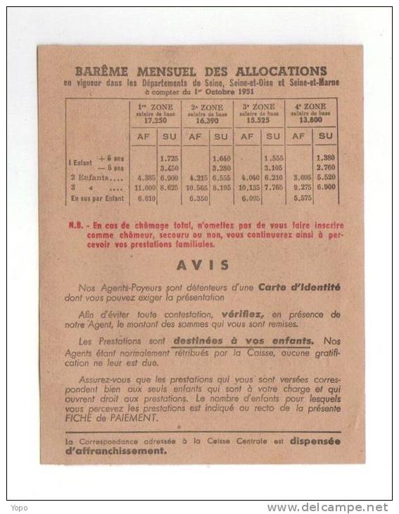 4 Documents : Quittance De Gaz, Redevance Radiodiffusion, Fiche De Paiement Prestations Familiales Et Formulaire Mandat - Matasellos Generales