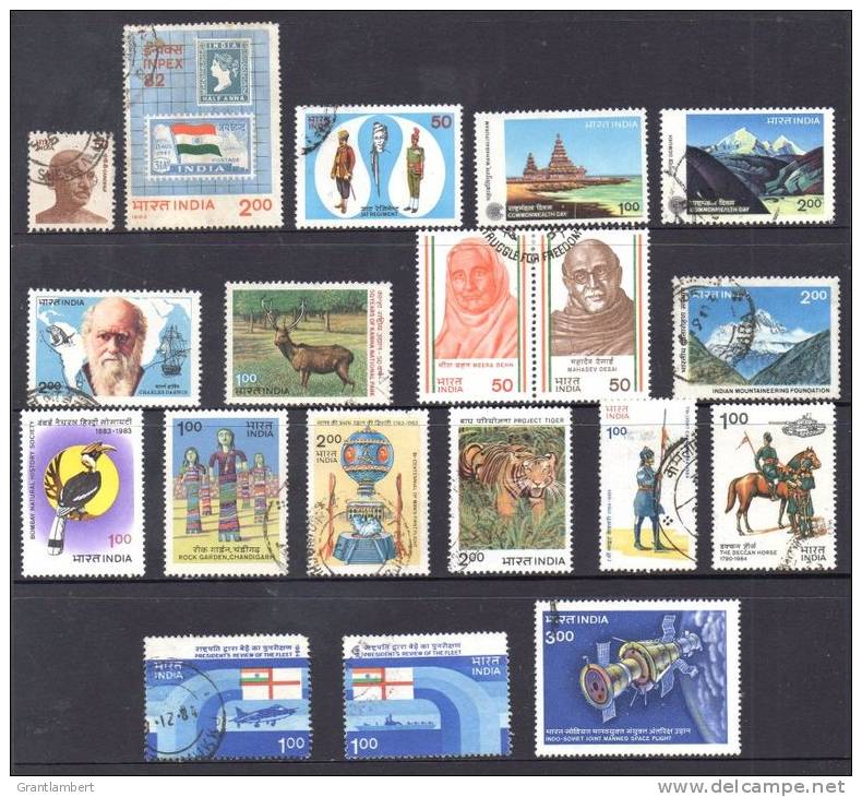 India 1983, 1984 Selection Used - Used Stamps