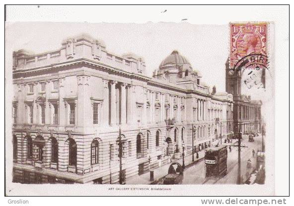 ART GALLERY EXTENSION BIRMINGHAM (CARTE PHOTO) 1923 - Birmingham