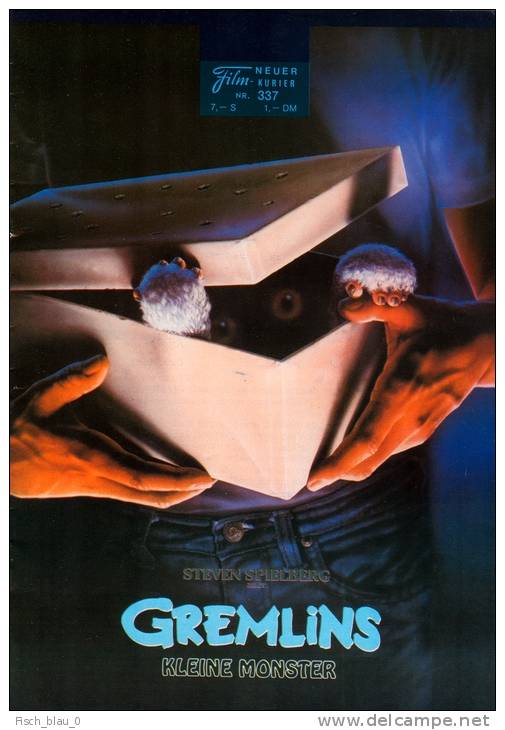 NFK 337 Gremlins - Kleine Monster 1984 Zach Galligan Phoebe CatesHorror Komödie Film Movie Kino Programme Programm - Riviste