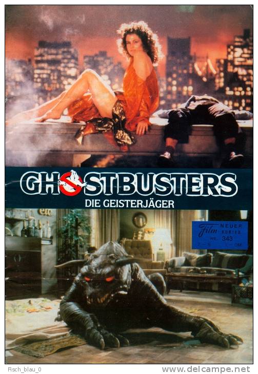 NFK 343 Ghostbusters – Die Geisterjäger 1984 Bill Murray Dan Aykroyd Reitman Film Movie Kino Programm Programme - Zeitschriften