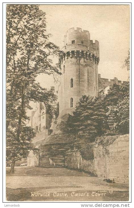 UK, Warwick Castle, Caesar's Tower, Early 1900s Unused Postcard [13221] - Warwick