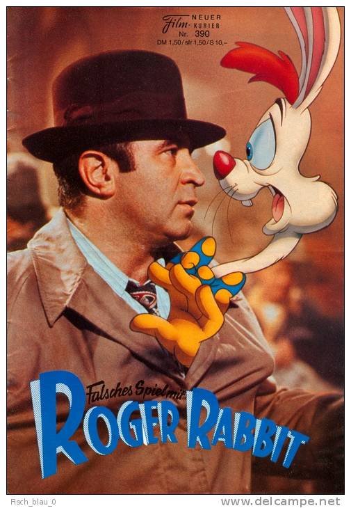 NFK 390 Falsches Spiel Mit Roger Rabbit 1988 Who Framed Bob Hoskins Animation Zeichentrick Film Comic Movie Kino - Revistas