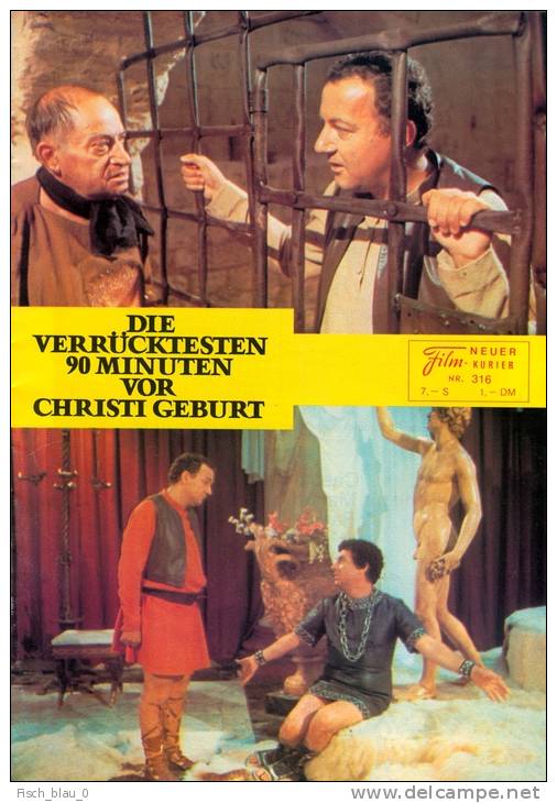 NFK 316 Die Verrücktesten 90 Minuten Vor Christi Geburt 1983 Jean Yanne Coluche Film Movie Kino Programm Programme - Magazines
