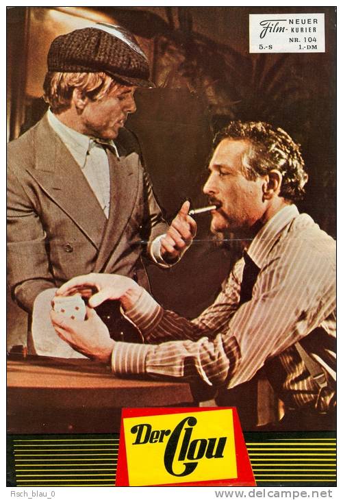 NFK 104 Der Clou 1974 The Sting Robert Redford Paul Newman George Roy Hill Kino Film Movie Programm Programme - Revistas