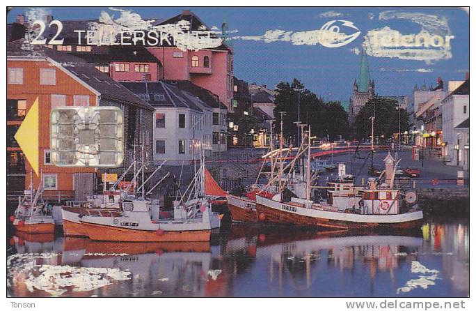 Norway, N091, Nidelven, Ships, CN : C73003372, 2 Scans. - Norvegia