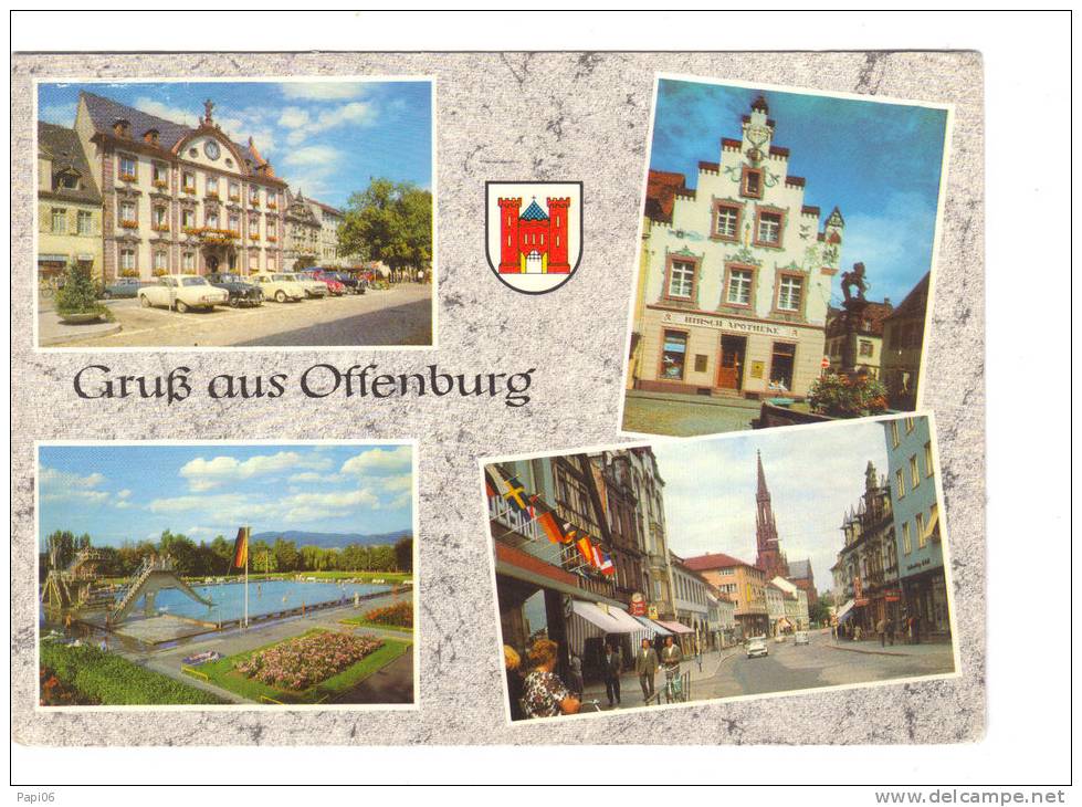 Allemagne. Offenburg. Rathaus Lowen-Brunen Bad Hauptstrasse - Offenburg