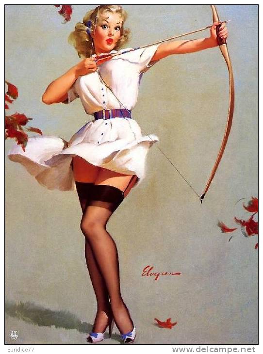 Poster Affiche Cartel Pin-Ups 50's & 60's Years Grand Format 32x37 Cm. REPRODUCTION - Posters