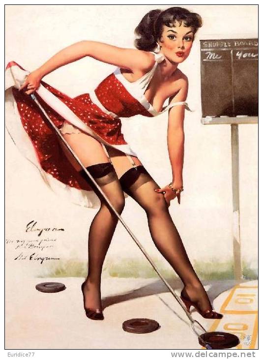 Poster Affiche Cartel Pin-Ups 50's & 60's Years Grand Format 32x37 Cm. REPRODUCTION - Afiches