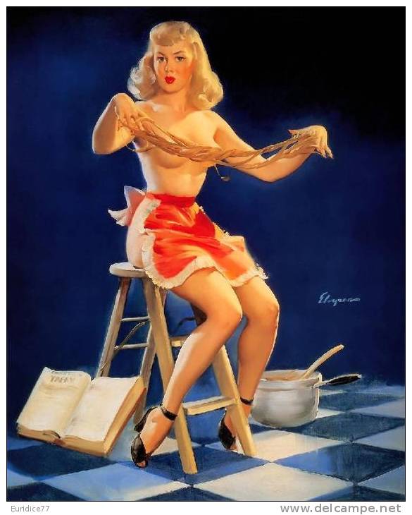 Poster Affiche Cartel Pin-Ups 50's & 60's Years Grand Format 32x37 Cm.  REPRODUCTION - Afiches