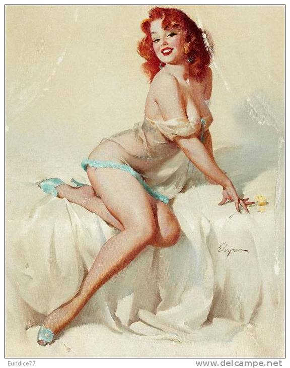 Poster Affiche Cartel Pin-Ups 50's & 60's Years Grand Format 32x37 Cm. REPRODUCTION - Afiches