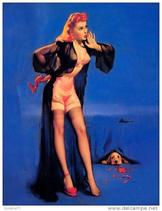 Poster Affiche Cartel Pin-Ups 50's & 60's Years Grand Format 32x37 Cm. REPRODUCTION - Afiches