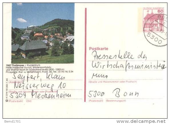 Germany - Bildpostkarte Gestempelt / Card Used (r933) - Bildpostkarten - Gebraucht