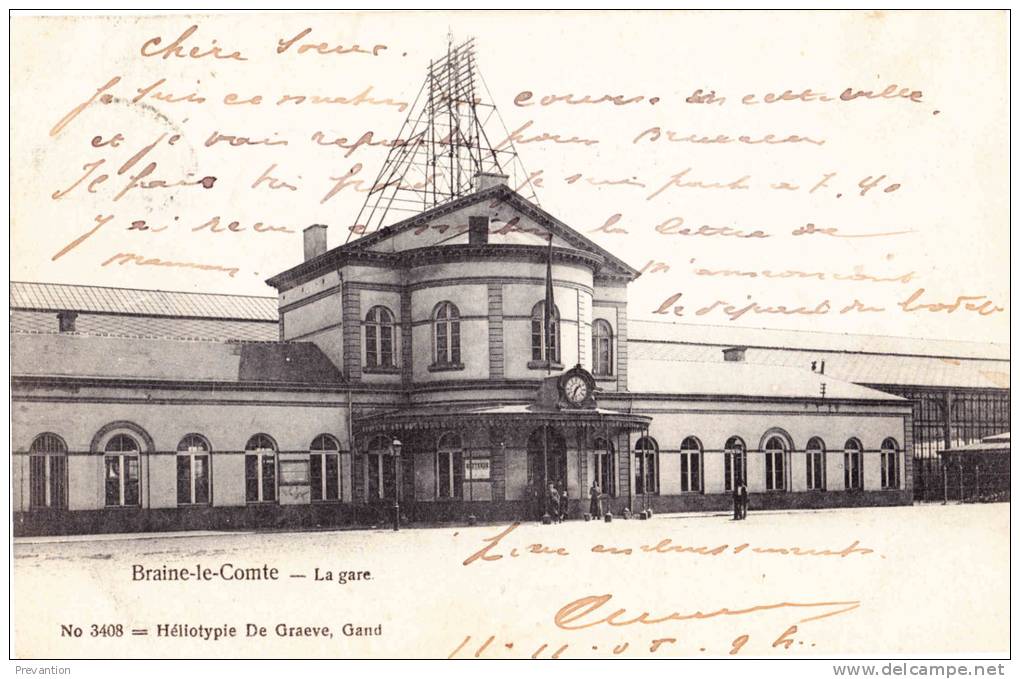 BRAINE LE COMTE - La Gare - Super Carte - Braine-le-Comte