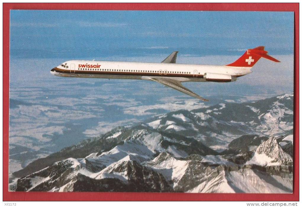 C0728 Swissair McDonnel-Douglas MD-81 Mc Donnel-Douglas.Non Circulé. - 1946-....: Moderne