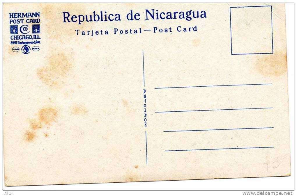 Managua Nicaragua Old Postcard - Nicaragua