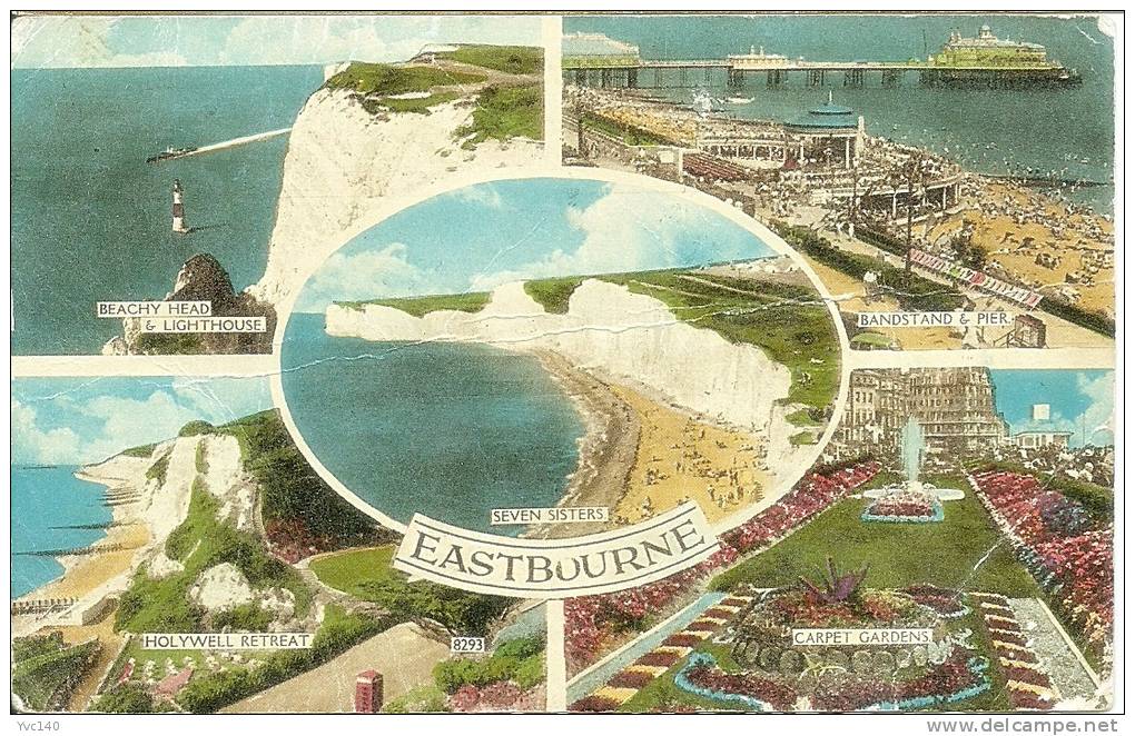 United Kingdom; 1962 Postcard "Eastbourne" - Eastbourne