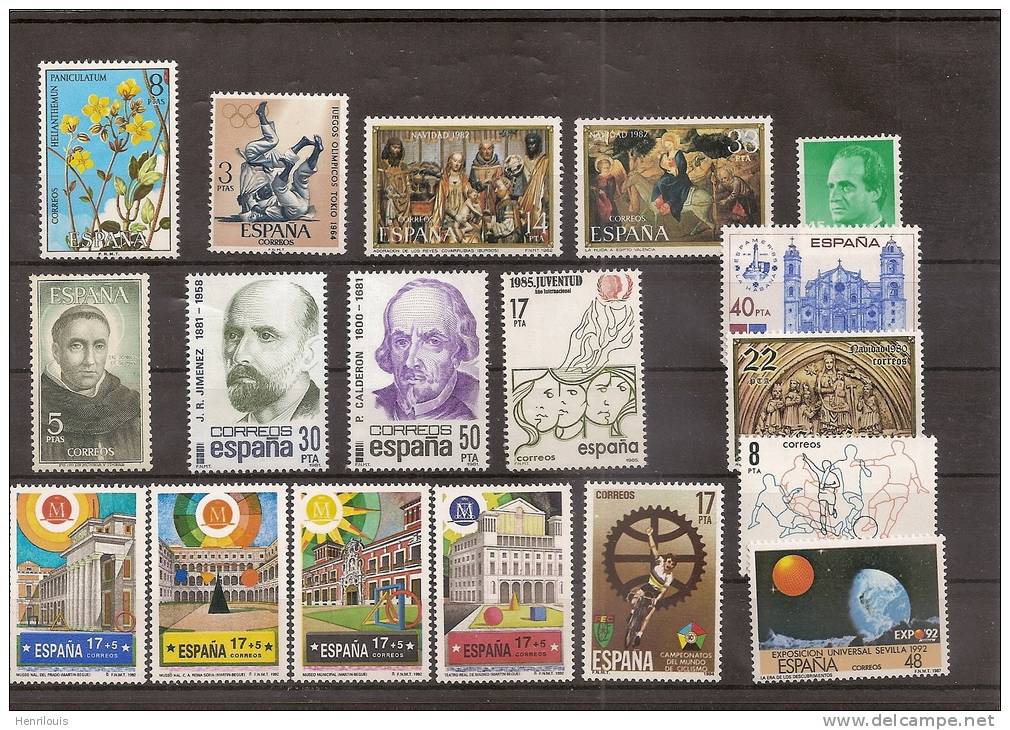 ESPAGNE Lot De Timbres Neufs **  (ref 383 ) - Lots & Kiloware (mixtures) - Max. 999 Stamps