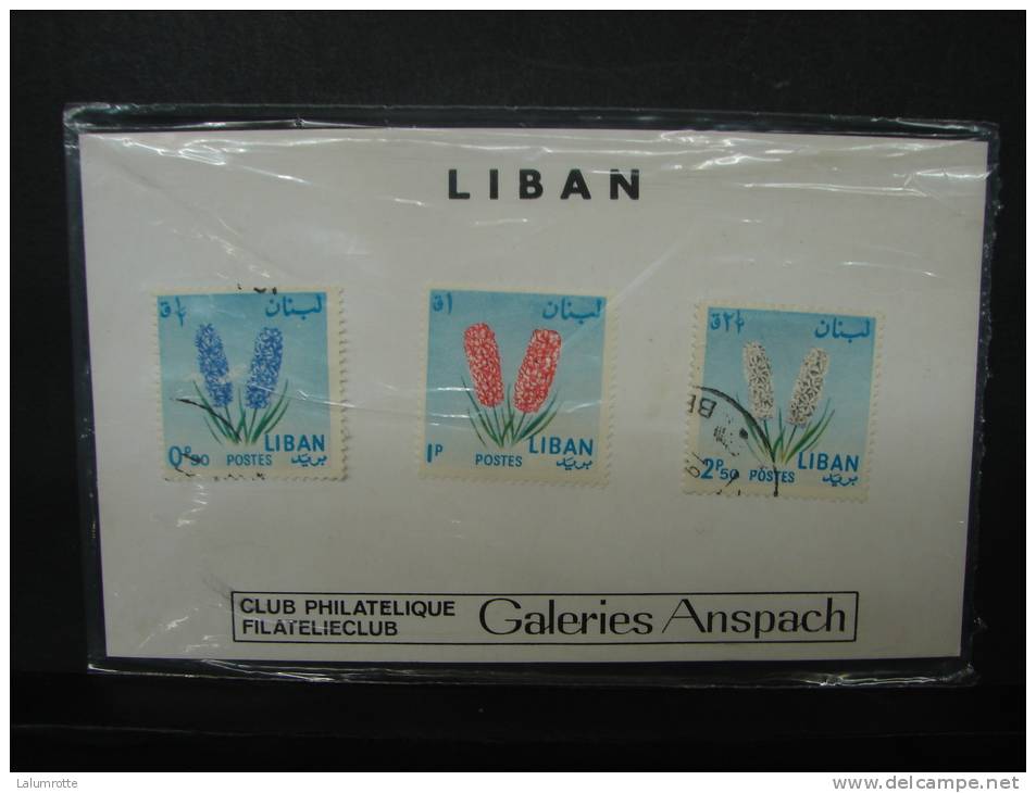 PDG. Cl.4.17. Fleurs Du Liban. Club Philatélique Galeries Anspach. - Liban