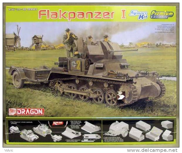 - DRAGON - Maquette Char FLAKPANZER I - 1/35°- Réf 6577 - Véhicules Militaires