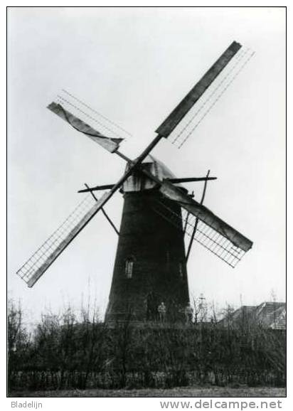 KALKEN Bij Laarne (O.Vl.) - Molen/moulin - Stenen Bergmolen De Landtsheer Met Verdekkerde Wieken. Bestaat Nog Als Romp. - Laarne