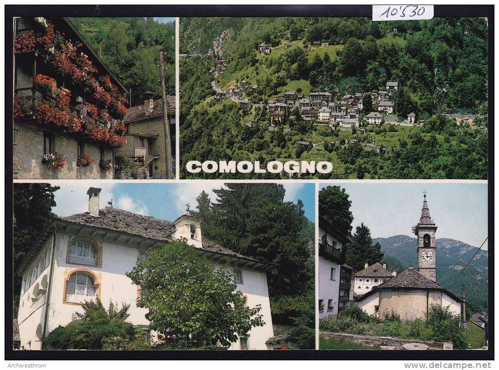 Comologno - Valle Onsernone : 4 Vedute ; Form. 10 / 15 (10´530) - Onsernone