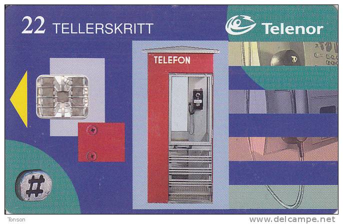 Norway, N100, Telefonkiosk, CN : C78014160, 2 Scans. - Norwegen