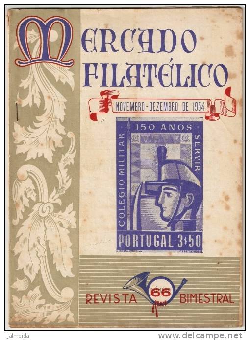 Portugal – 1954 – Revista Mercado Filatélico N. 66 – Nov. Dez. 1954 - Other & Unclassified