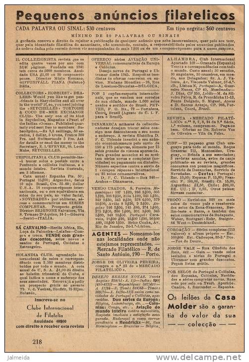 Portugal – 1954 – Revista Mercado Filatélico N. 66 – Nov. Dez. 1954 - Otros & Sin Clasificación