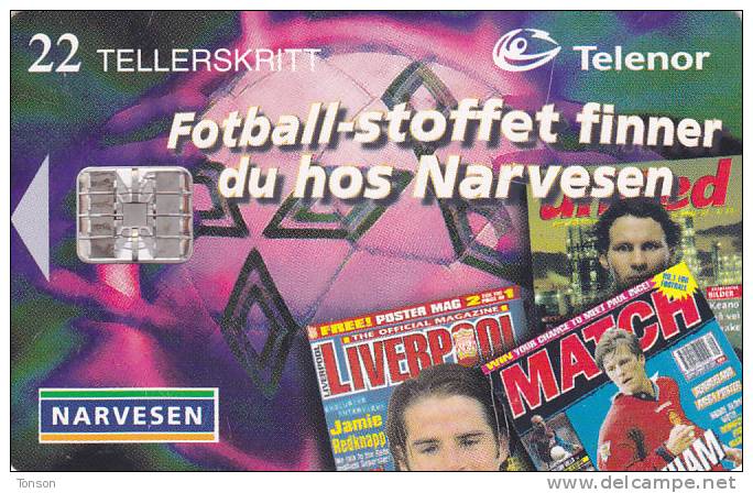 Norway, N119, Narvesen, Sport Football, Liverpool, CN : C84024111, 2 Scans. - Norway