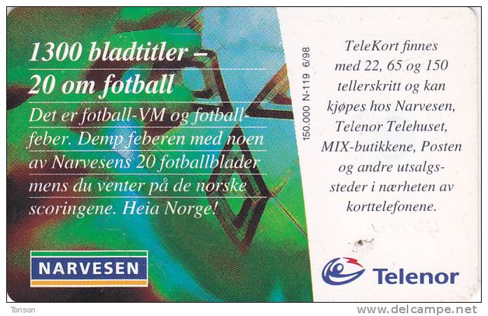 Norway, N119, Narvesen, Sport Football, Liverpool, CN : C84024111, 2 Scans. - Norwegen