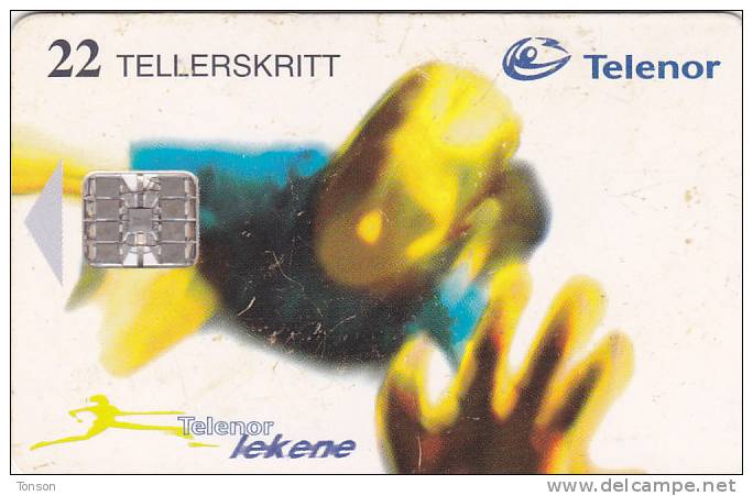 Norway, N130, Telenor Lekene, CN : C87026180,  2 Scans. - Norway