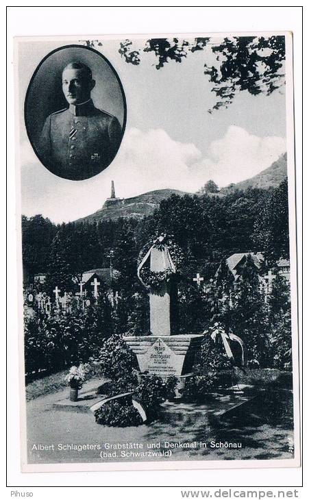 D3388    SCHÖNAU : Albert Schlageters Grabstätte Und Denkmal ( Cimetiere,graveyard, Cemetery) - Loerrach