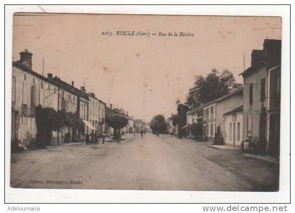 RISCLE  -  Rue DE LA RIVIERE - Riscle