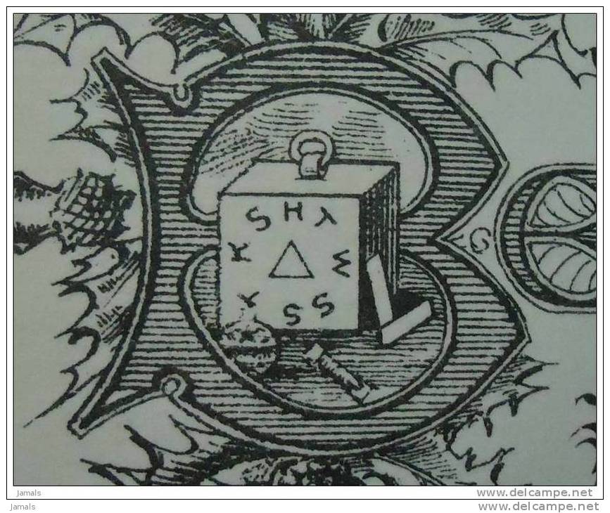 Freemasonry, Masonic Lodge, La Grande Loge D´Ecosse, Franc-maçonnerie, Maçonnique Certificat En Très Bon état, As Scan - Diplomi E Pagelle