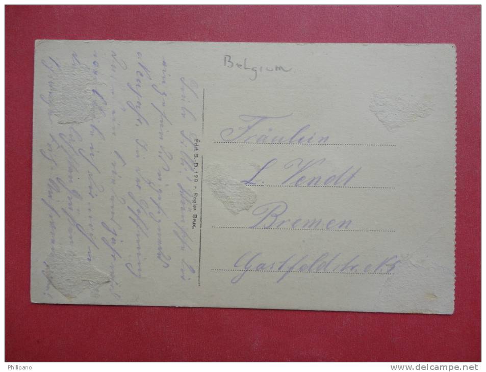 Belgium > West Flanders > Menen (  De Leye  Paper Residue On Back From Album== =  = = =ref 766 - Menen