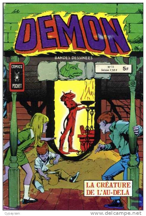 DEMON N° 13 BE AREDIT COMICS POCKET 07-1980 - Arédit & Artima