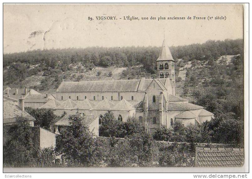 Vignory    52    Vue  De L'Eglise - Vignory