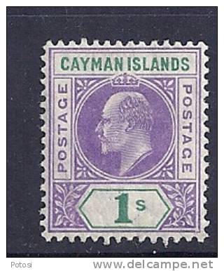 Iles Caimans YT 15 (fil CA Multiple) (Edouard VII) Neuf* - Cayman Islands