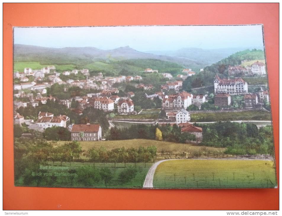 (2/2/43) AK "Bad Kissingen" Blick Vom Staffelberg Von 1925 - Bad Kissingen