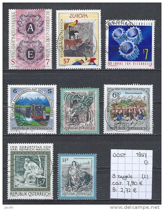 Oostenrijk 1997-2 - 8 Zegels Gest./obl./used - Used Stamps