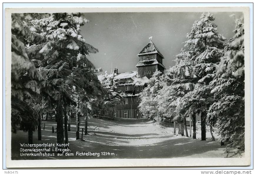 ALLEMAGNE : OBERWIESENTHAL - WINTERSPORTPLATZ KURORT ... FICHTELBERG - Oberwiesenthal